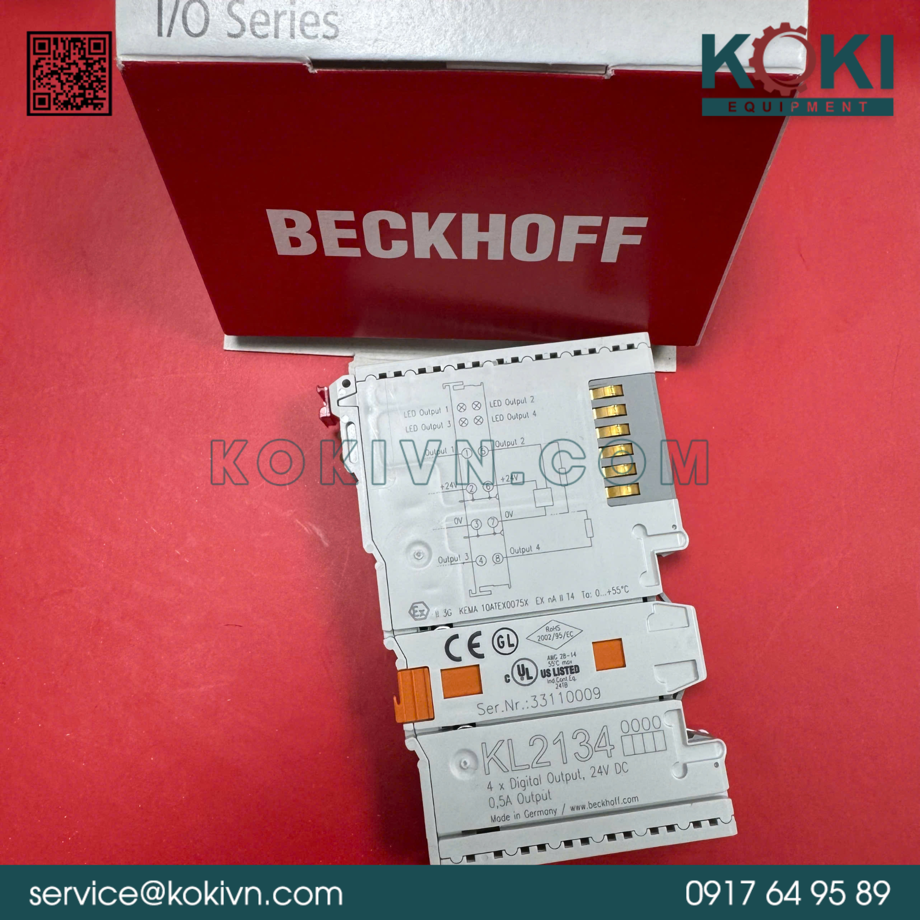 Mô đun BECKHOFF KL2134 4 Mô đun BECKHOFF KL2134 - Ảnh 2