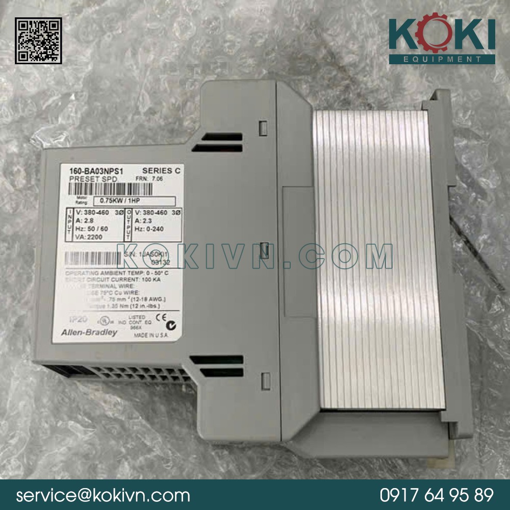 160-BA03NPS1 Allen_Bradley | Biến Tần 4 160-BA03NPS1 Allen_Bradley | Biến Tần - Ảnh 2