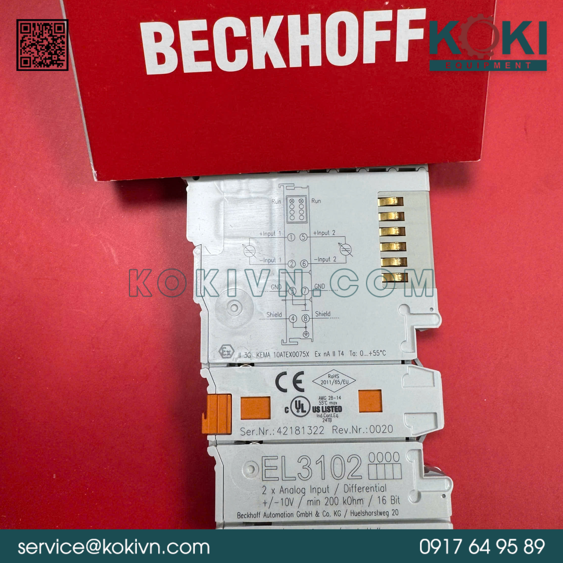 Mô Đun BECKHOFF EL3102 4 Mô Đun BECKHOFF EL3102 - Ảnh 2