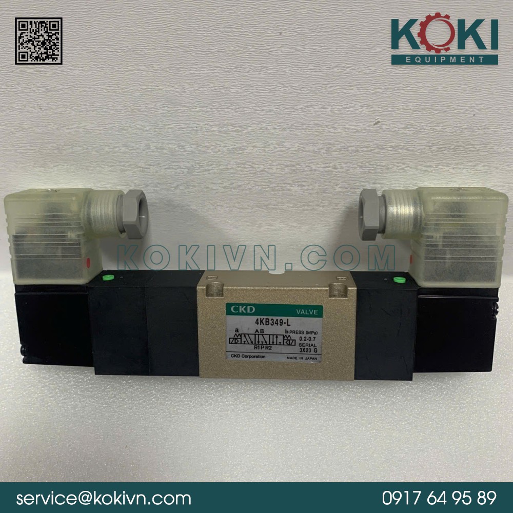 4KB349-L CKD | Van Điện Từ Khí Nén 3 4KB349-L CKD | Van Điện Từ Khí Nén