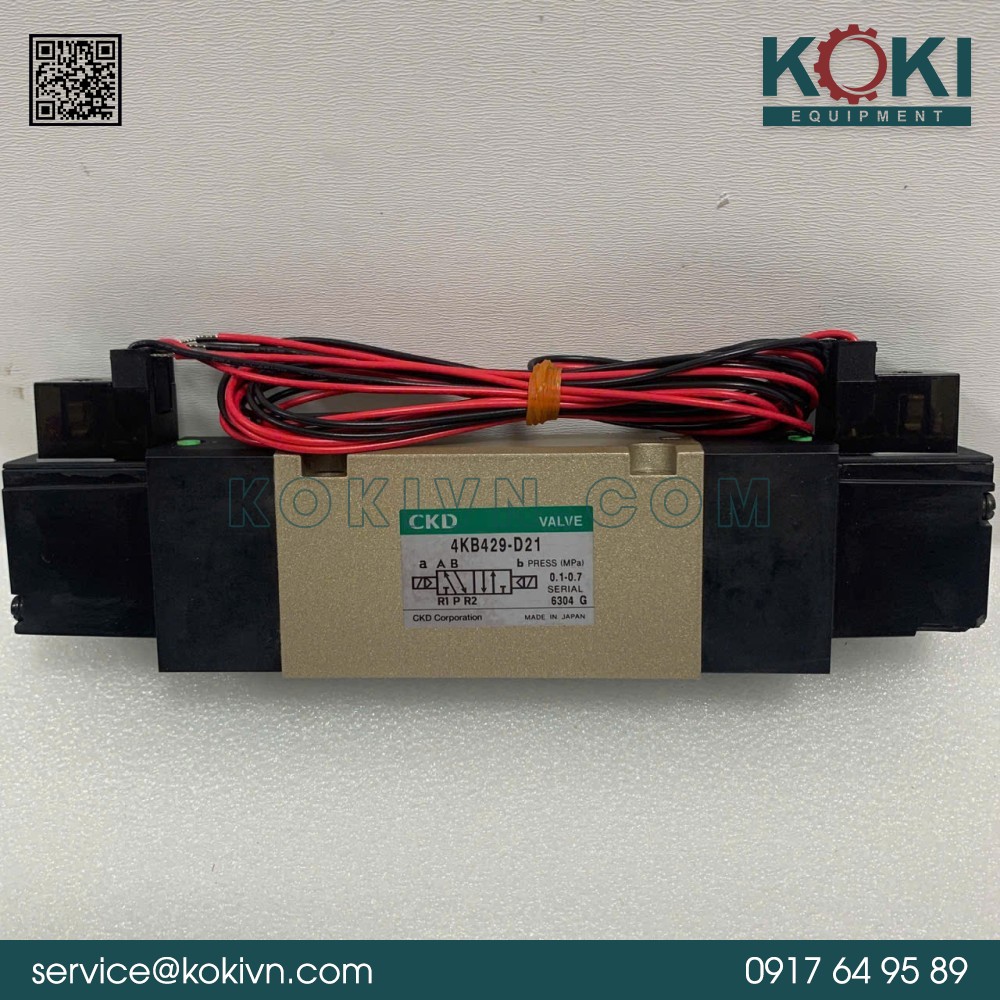 4KB429-D21 CKD | Van Điện Từ Khí Nén 3 4KB429-D21 CKD | Van Điện Từ Khí Nén