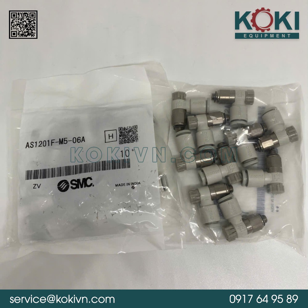 AS1201F-M5-06A SMC | Van Tiết Lưu 3 AS1201F-M5-06A SMC | Van Tiết Lưu