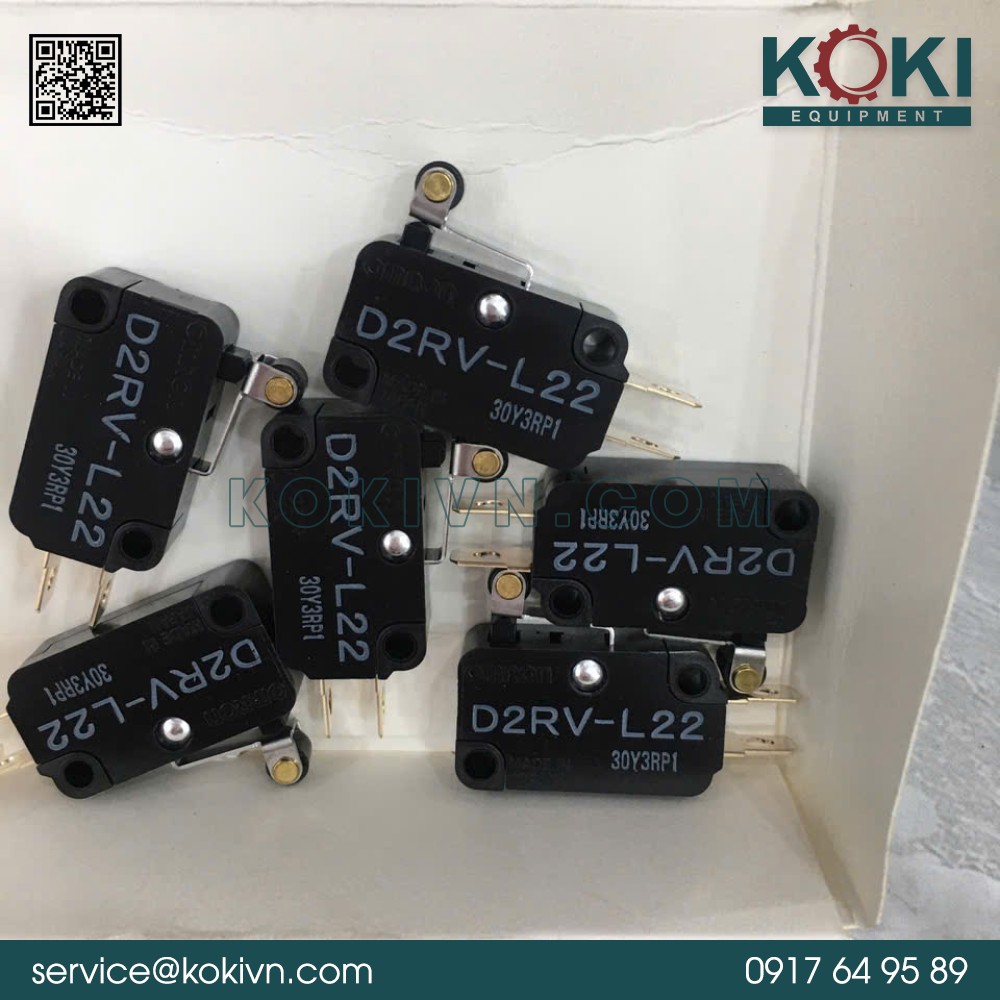 D2RV-L22 Omron | Công Tắc Vi Mô 3 D2RV-L22 Omron | Công Tắc Vi Mô