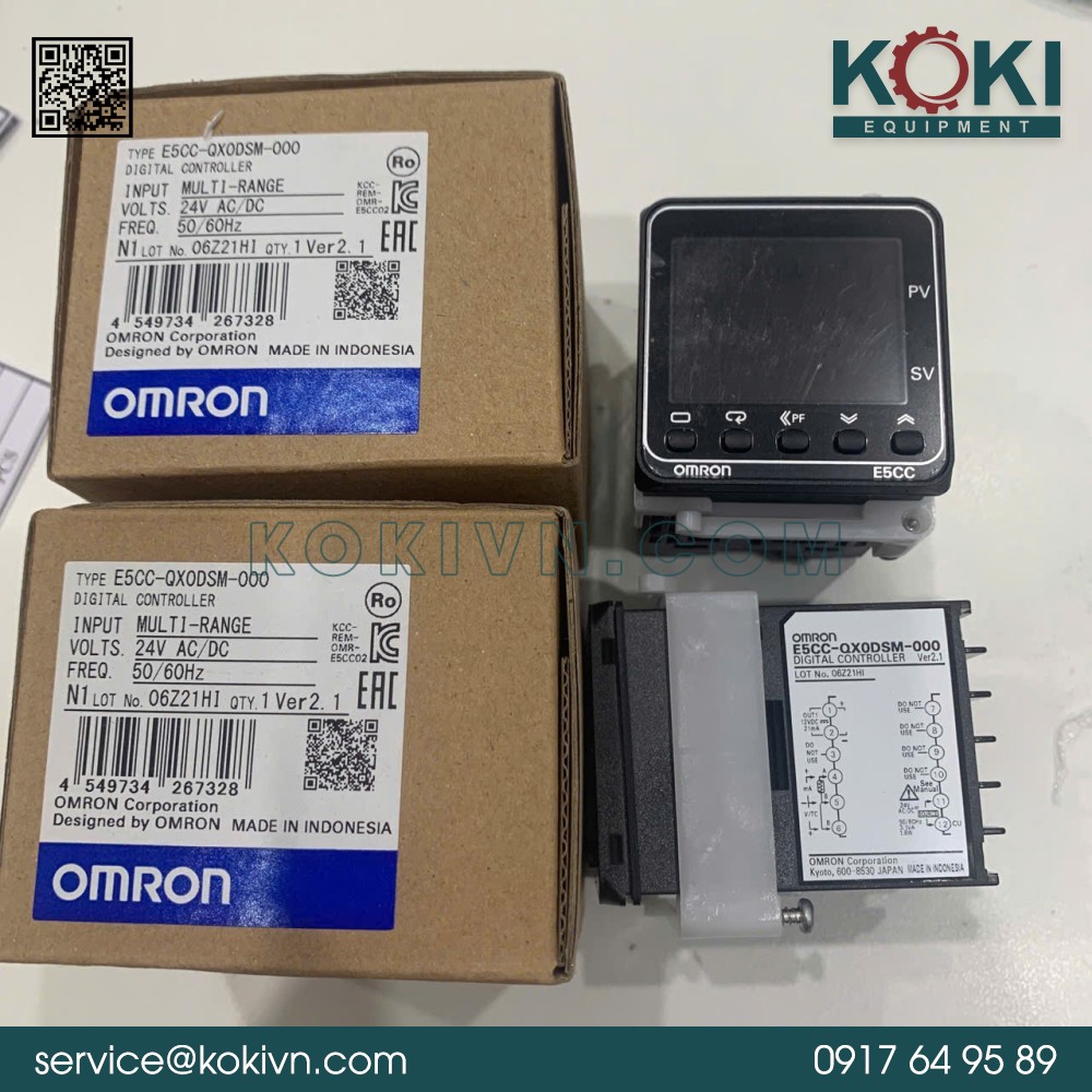 E5CC-QX0DSM-000 Omron | Bộ Điều Khiển Nhiệt Độ 3 E5CC-QX0DSM-000 Omron | Bộ Điều Khiển Nhiệt Độ