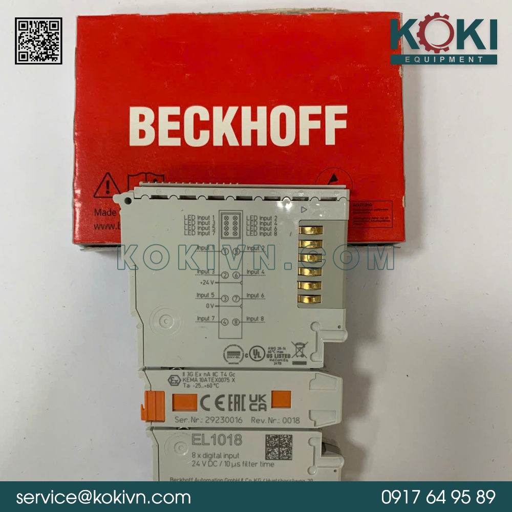 EL1018 BECKHOFF | Mô Đun Công Nghiệp 3 EL1018 BECKHOFF | Mô Đun Công Nghiệp