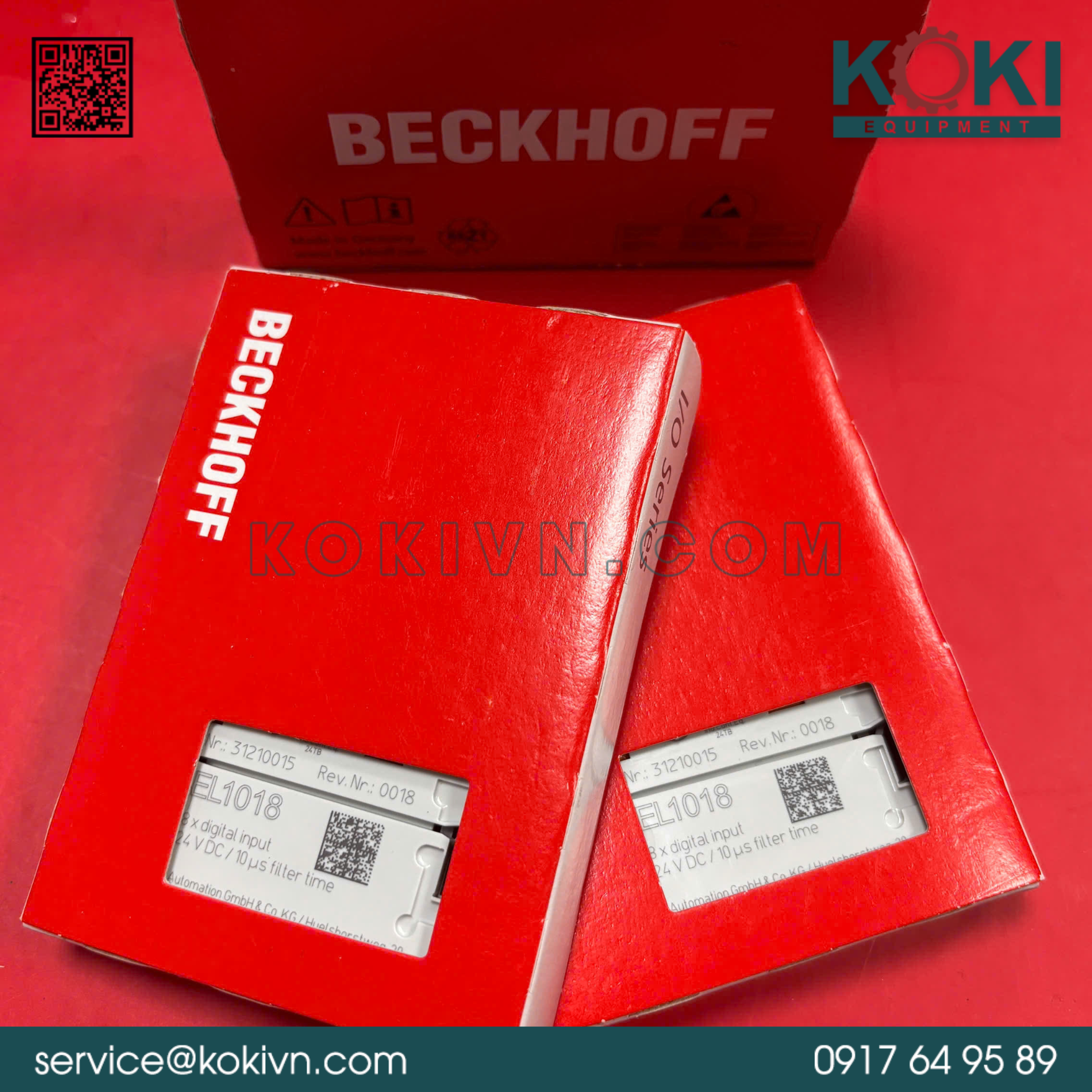 EL1018 Beckhoff | Module 8 Ngõ Vào Số Digital Input 24VDC 3 Phân phối module 8 ngõ vào số EL1018 Beckhoff chính hãng, giá cạnh tranh nhất thị trường. Hàng sẵn kho, bảo hành 12 tháng, giao hàng nhanh. Click nhận báo giá ngay!