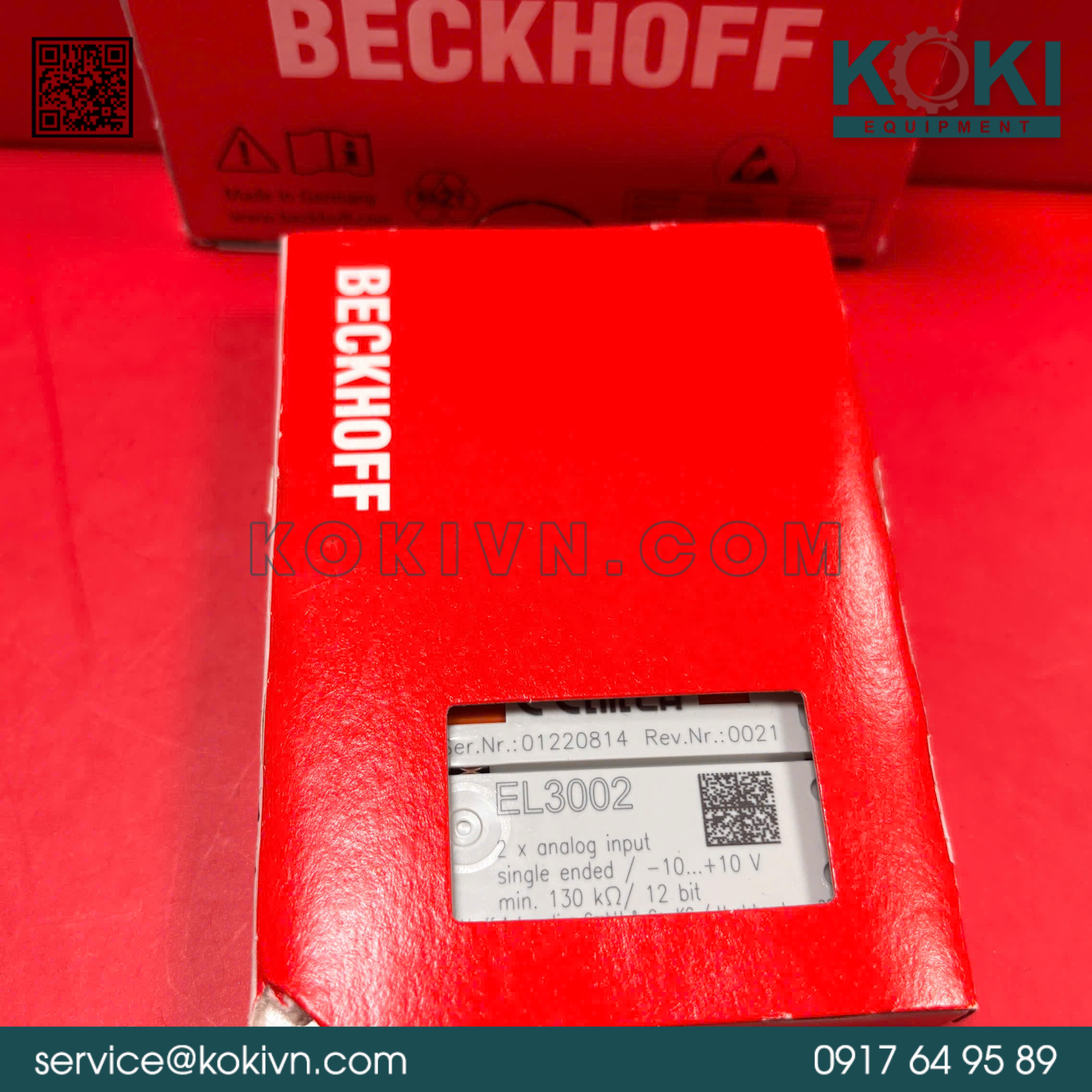 EL3002 Beckhoff | Module 2 Ngõ Vào Tương Tự Analog Input ±10V 3 Đại lý phân phối Beckhoff EL3002 tại Việt Nam giá cạnh tranh. Cam kết hàng chính hãng, sẵn kho, bảo hành 12 tháng, hỗ trợ kỹ thuật tối đa. Click nhận báo giá ưu đãi hôm nay!