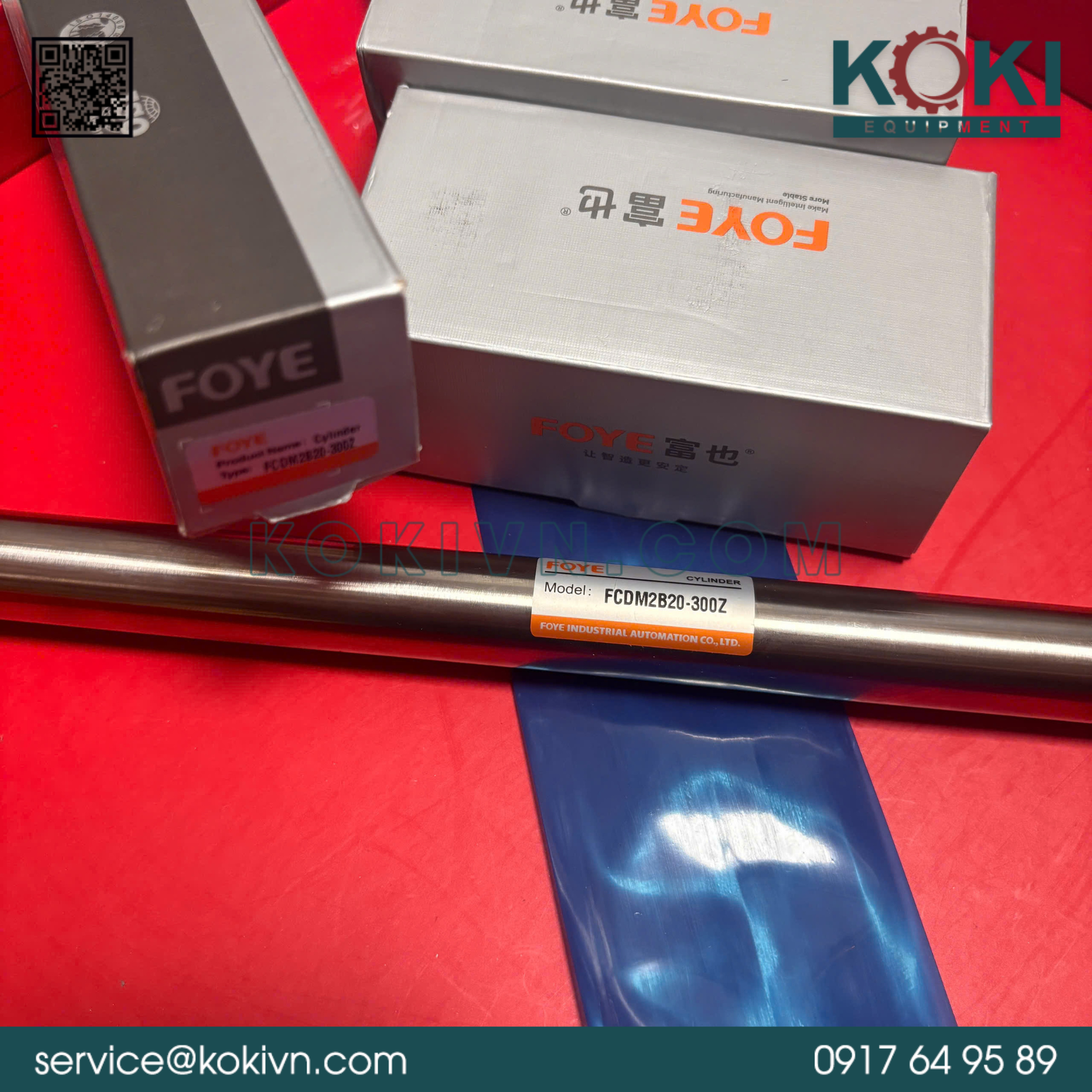 Xi lanh FOYE FCDM2B20-300Z 3 Xi lanh FOYE FCDM2B20-300Z