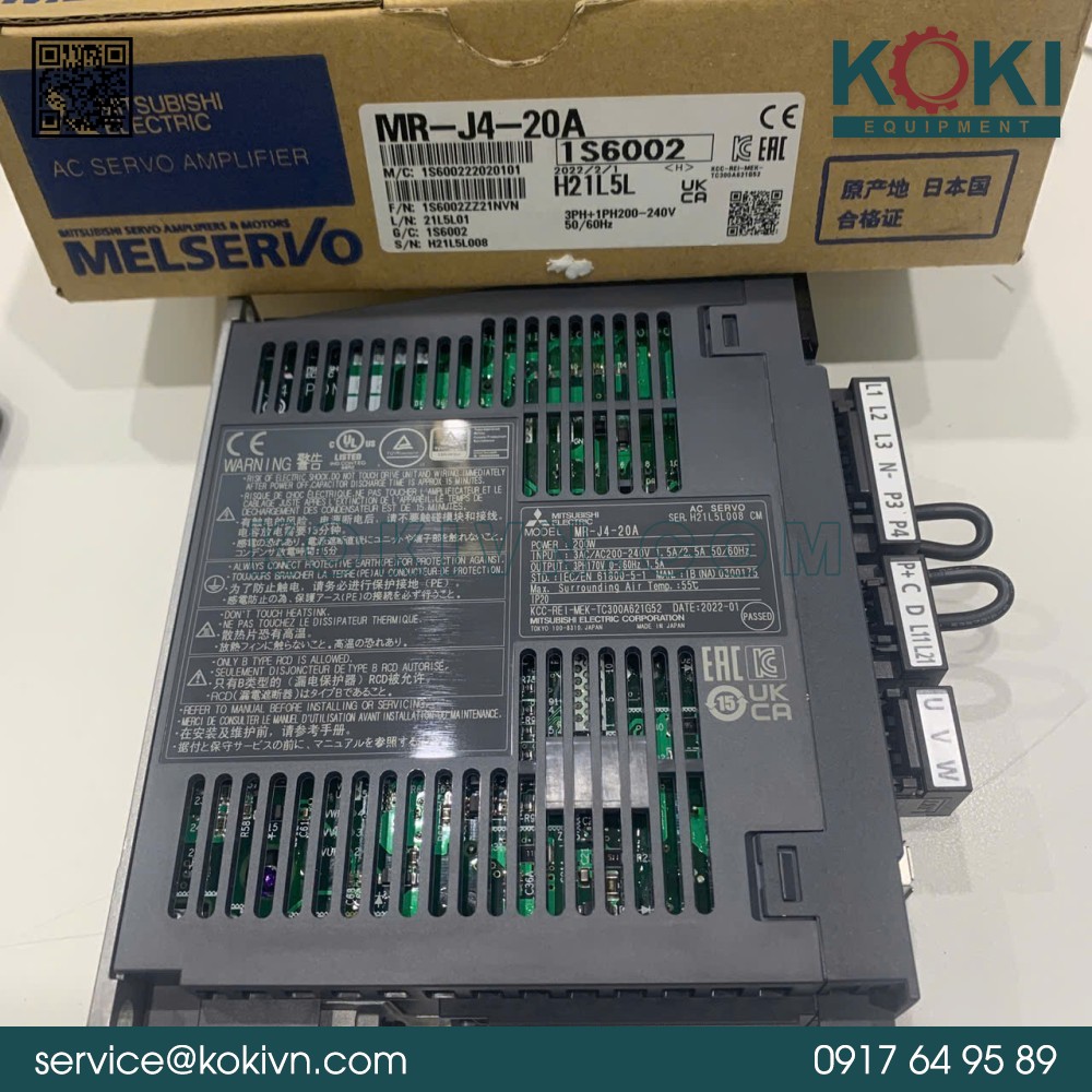 MR-J4-20A Mitsubishi | Bộ Điều Khiển 3 MR-J4-20A Mitsubishi | Bộ Điều Khiển