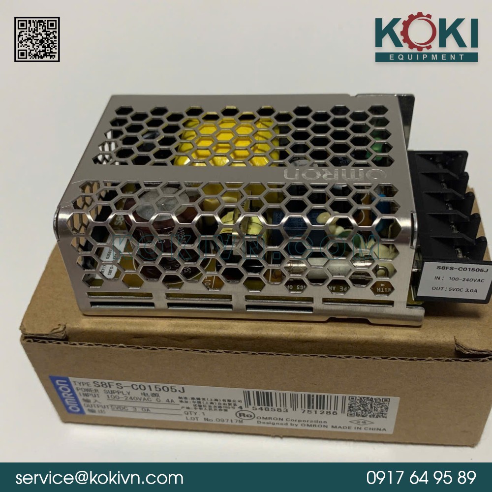 S8FS-C01505J Omron | Bộ Nguồn 3 S8FS-C01505J Omron | Bộ Nguồn